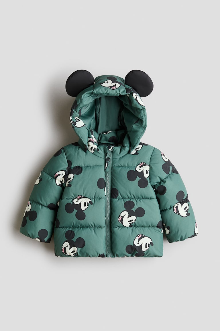 Appliquéd Puffer Jacket
