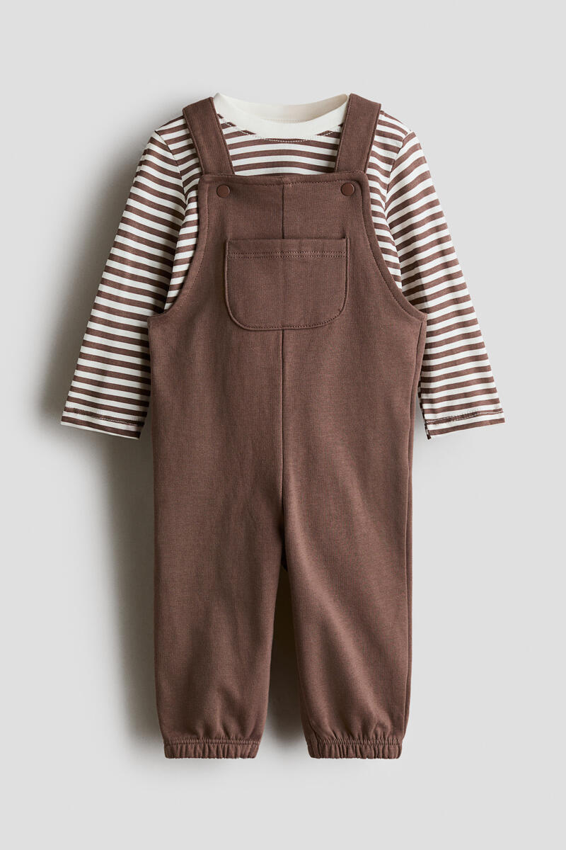 Dungarees and Top Set