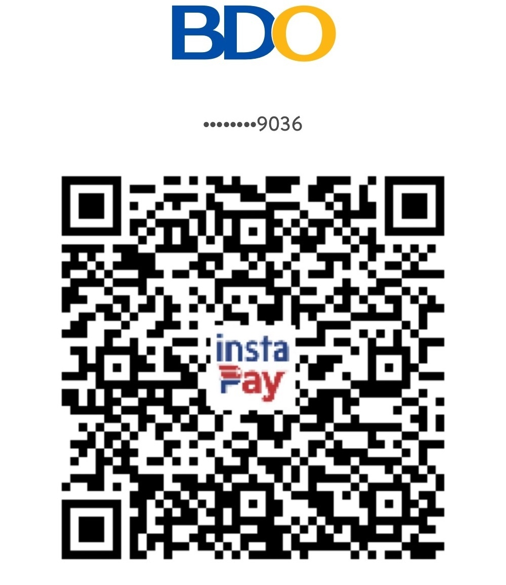 BDO InstaPay QR code for Serafina Funds